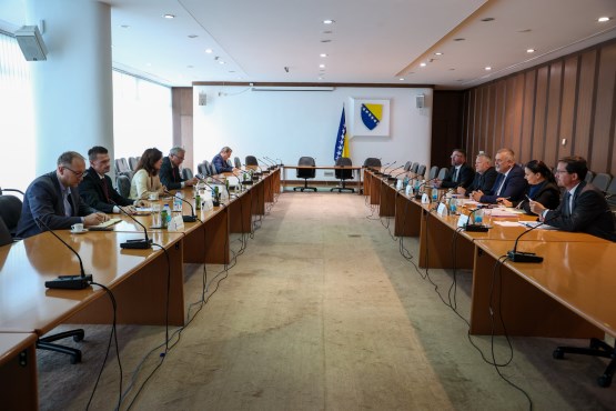 Members of the Foreign Affairs Committee of the PA BiH House of Representatives met with a Delegation of the Slovenian National Assembly's Foreign Policy Committee